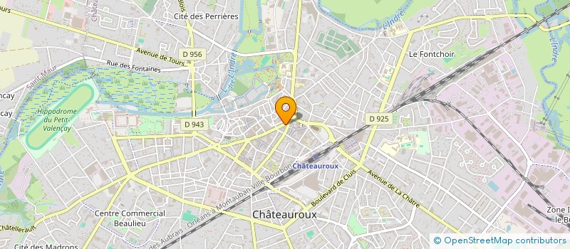 localisation de l'entreprise SCI 19 G à CHATEAUROUX