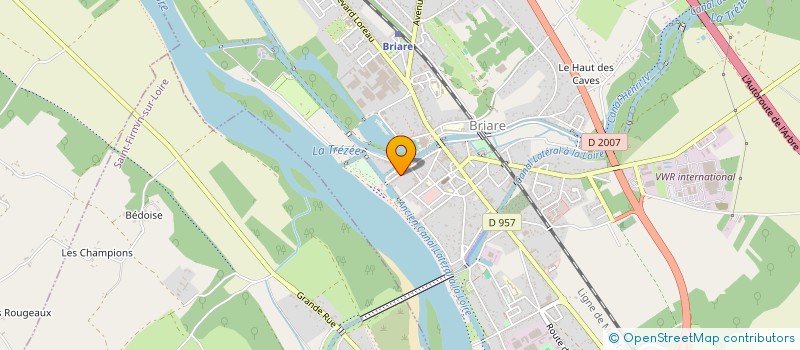 localisation de l'entreprise SCI 19 GRANDES ALLEES à BRIARE