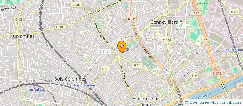 localisation de l'entreprise SCI 19 HM à ASNIERES-SUR-SEINE