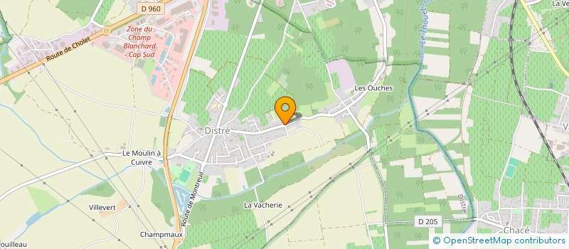 localisation de l'entreprise SCI 19 MONPROFIT  DISTRE