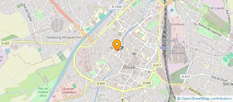 localisation de l'entreprise SCI 19 OCTOBRE à DOUAI