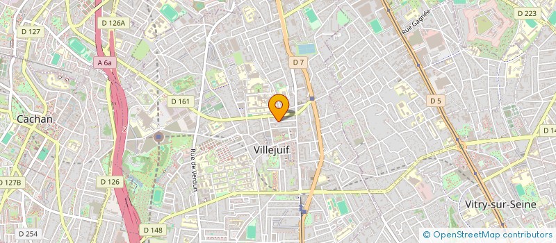 localisation de l'entreprise SCI 19 R ROGER MORINET à VILLEJUIF