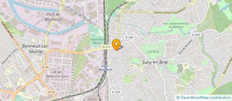 localisation de l'entreprise SCI 19 RUE DE CHAMPIGNY à SUCY-EN-BRIE