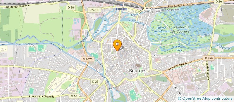 localisation de l'entreprise SCI 19 RUE DES ARENES  BOURGES