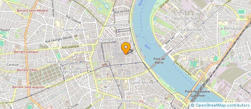 localisation de l'entreprise SCI 19 RUE DU PAS SAINT GEORGES  BORDEAUX