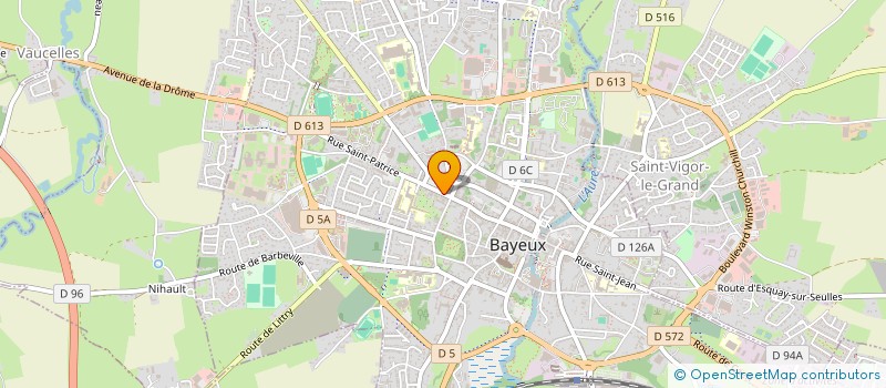 localisation de l'entreprise SCI 19 SAINT PATRICE  BAYEUX