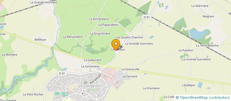 localisation de l'entreprise SCI 190 à SEVREMOINE