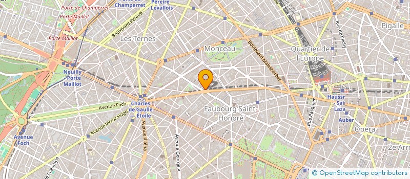 localisation de l'entreprise SCI 190 BD HAUSSMANN  PARIS