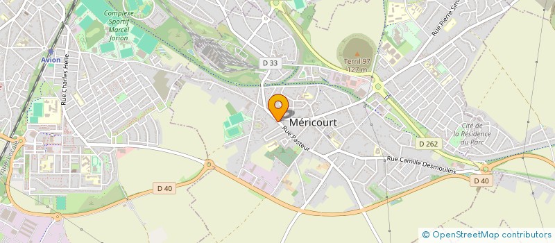 localisation de l'entreprise SCI 1904  MERICOURT