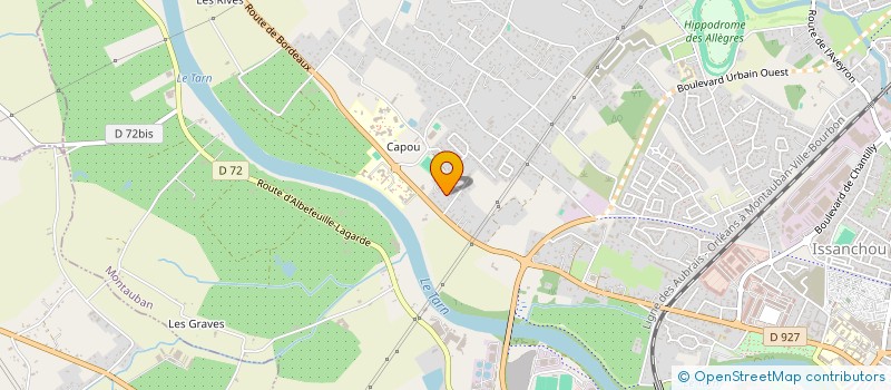 localisation de l'entreprise SCI 192 JACQUES TATI  MONTAUBAN