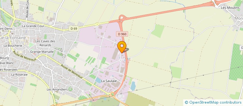 localisation de l'entreprise SCI 1923  DOUE-EN-ANJOU