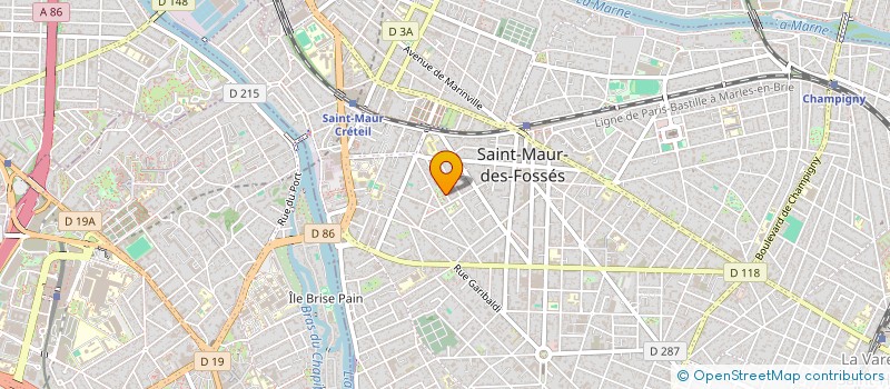 localisation de l'entreprise SCI 193 AV DAUMESNIL à SAINT-MAUR-DES-FOSSES