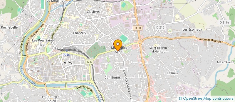 localisation de l'entreprise SCI 194 GRAND RUE  ALES