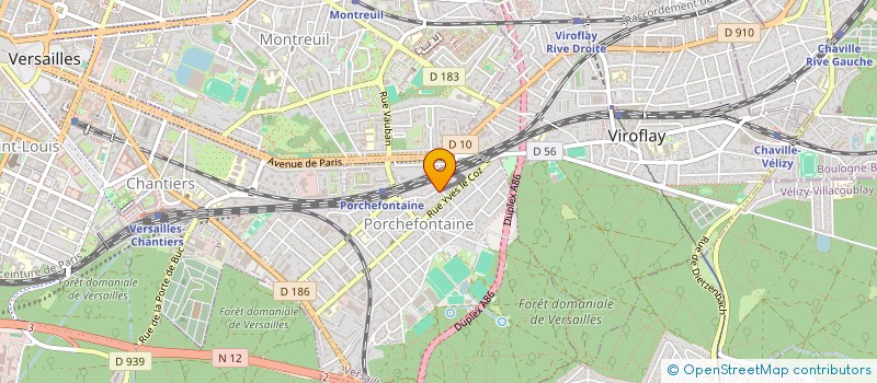 localisation de l'entreprise SCI 195 LOSSERAND à VERSAILLES