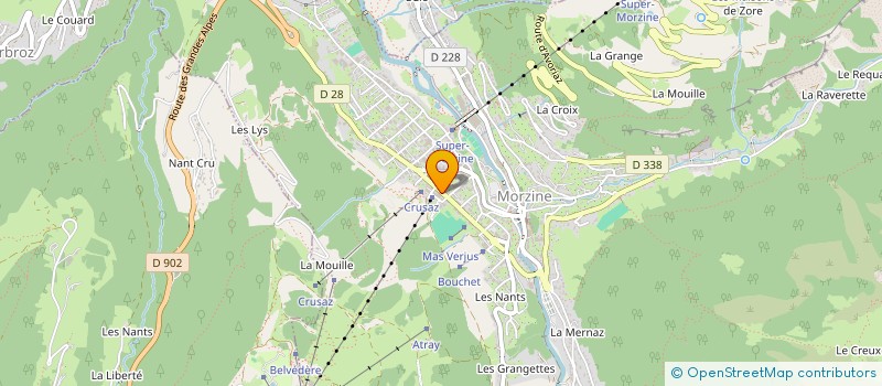 localisation de l'entreprise SCI 1957 à MORZINE