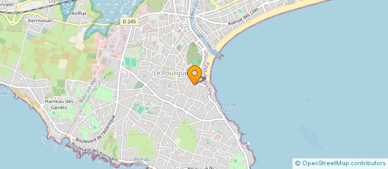 localisation de l'entreprise SCI 1973  LE POULIGUEN