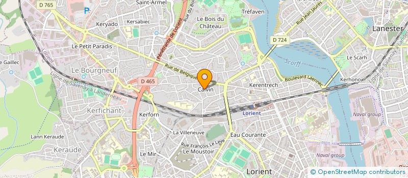 localisation de l'entreprise SCI 1973 IMMO  LORIENT