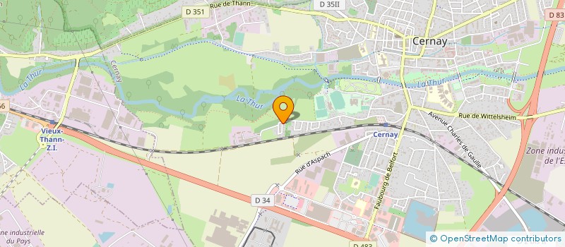 localisation de l'entreprise SCI 197CDF  ASPACH-MICHELBACH