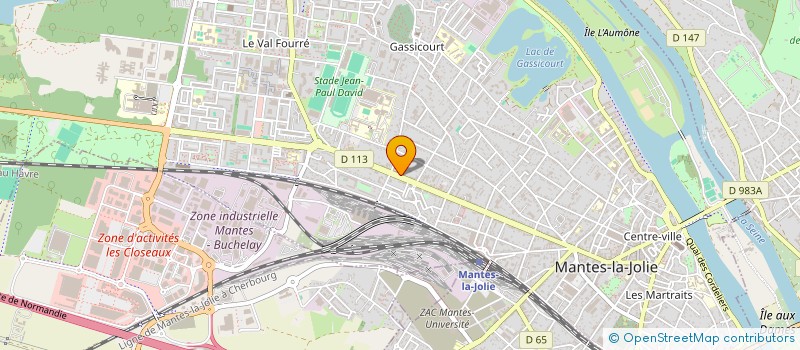 localisation de l'entreprise SCI 198 BLD DU MARECHAL JUIN  MANTES-LA-JOLIE