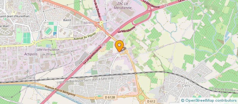 localisation de l'entreprise SCI 1982  VILLENEUVE-LES-BEZIERS