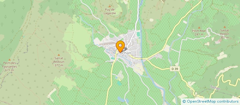 localisation de l'entreprise SCI 1984 CREATIONS IMMOBILIERS  PAZIOLS