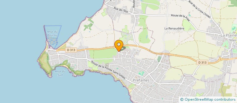 localisation de l'entreprise SCI 1994  PREFAILLES