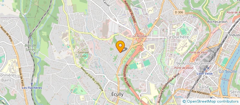 localisation de l'entreprise SCI 1995  ECULLY