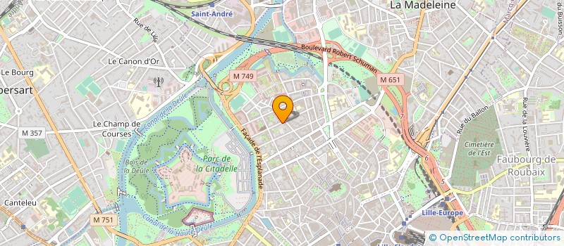 localisation de l'entreprise SCI 19BIS 19TER RUE DU PONT NEUF  LILLE