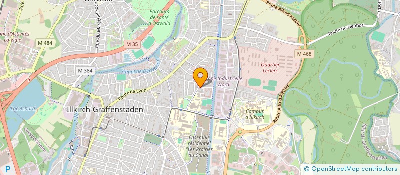 localisation de l'entreprise SCI 19C&C  ILLKIRCH-GRAFFENSTADEN