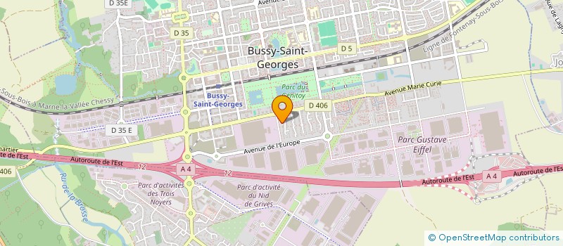 localisation de l'entreprise SCI 1DFL  BUSSY-SAINT-GEORGES