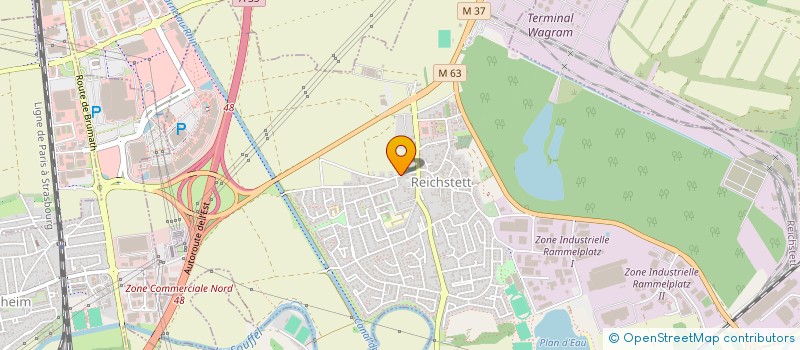 localisation de l'entreprise SCI 1ERE NEIGE  REICHSTETT