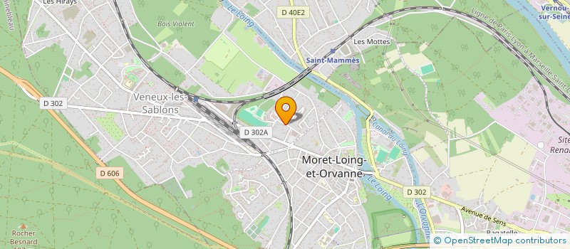 localisation de l'entreprise SCI 1GS MILLET  MORET-LOING-ET-ORVANNE