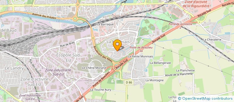 localisation de l'entreprise SCI 1POURTOUS  CESSON-SEVIGNE