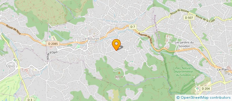 localisation de l'entreprise SCI 1RCB  LE ROURET