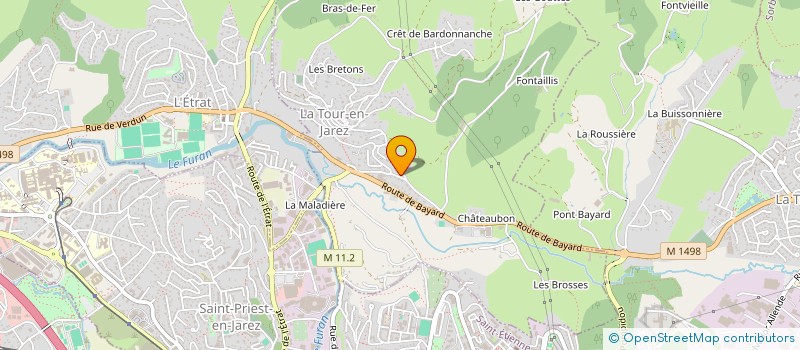 localisation de l'entreprise SCI 1RDP  LA TOUR-EN-JAREZ