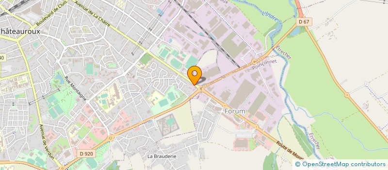 localisation de l'entreprise SCI 1VESTIM à CHATEAUROUX