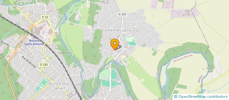 localisation de l'entreprise SCI 2  VARENNES-JARCY