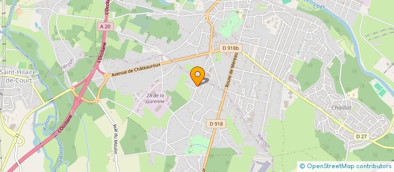 localisation de l'entreprise SCI 2 A à MEREAU