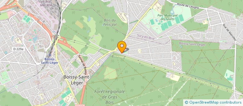 localisation de l'entreprise SCI 2 A à BOISSY-SAINT-LEGER