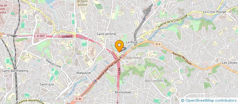 localisation de l'entreprise SCI 2 A IMMOB à MARSEILLE