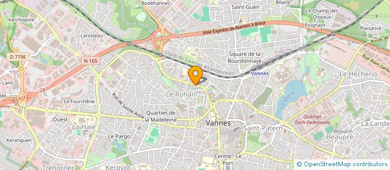 localisation de l'entreprise SCI 2 ALLEE DELACROIX à VANNES