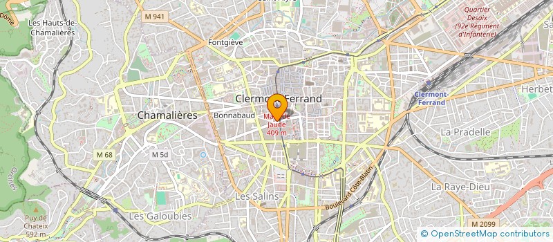 localisation de l'entreprise SCI 2 AV JULIEN  CLERMONT-FERRAND