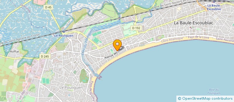 localisation de l'entreprise SCI 2 AV MESANGE  LA BAULE-ESCOUBLAC