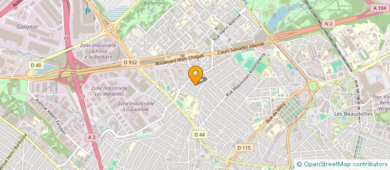 localisation de l'entreprise SCI 2 B à AULNAY SOUS BOIS