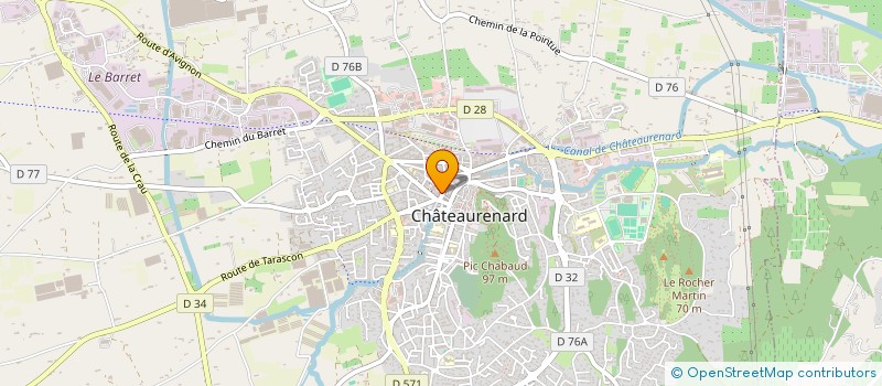 localisation de l'entreprise SCI 2 B à CHATEAURENARD