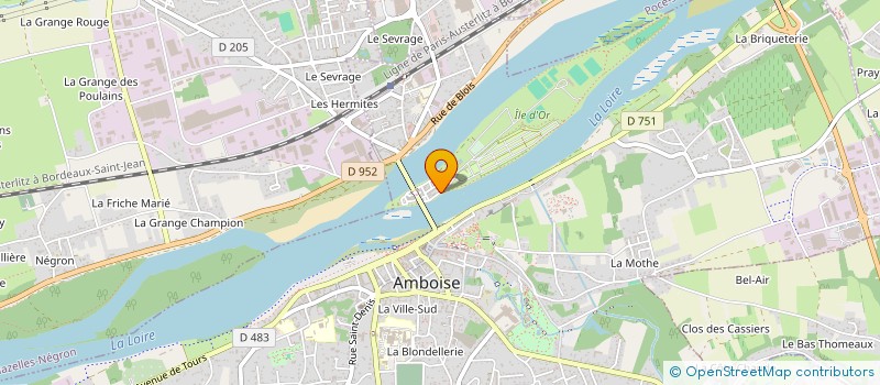 localisation de l'entreprise SCI 2 BAZ  AMBOISE