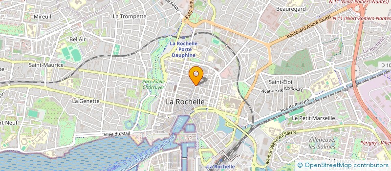 localisation de l'entreprise SCI 2 BIS RUE THIERS à LA ROCHELLE