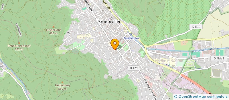 localisation de l'entreprise SCI 2 BZ  BERGHOLTZZELL