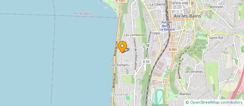 localisation de l'entreprise SCI 2 C  TRESSERVE