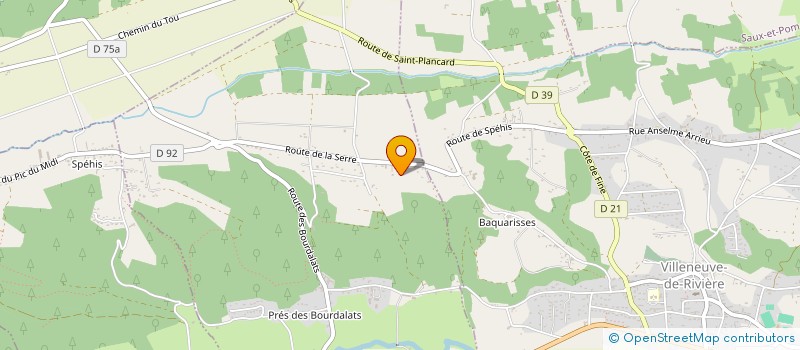 localisation de l'entreprise SCI 2 C IMMOBILIER  BORDES-DE-RIVIERE